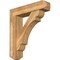 Ekena Millwork Olympic Craftsman Rough Sawn Bracket w/ Offset Brace, Western Red Cedar, 8"W x 34"D x 38"H BKT0806X34X38OLY04RWR - alternate 1